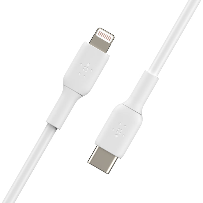 BELKIN BoostCharge Câble Lightning vers USB-C 2m (Blanc)