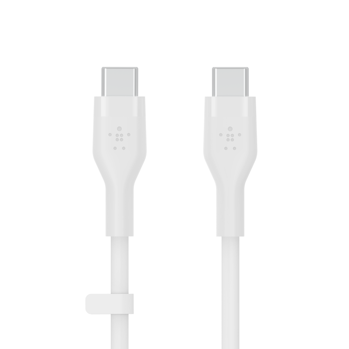 BELKIN Câble Silicone USB-C vers USB-C 1m (Blanc)