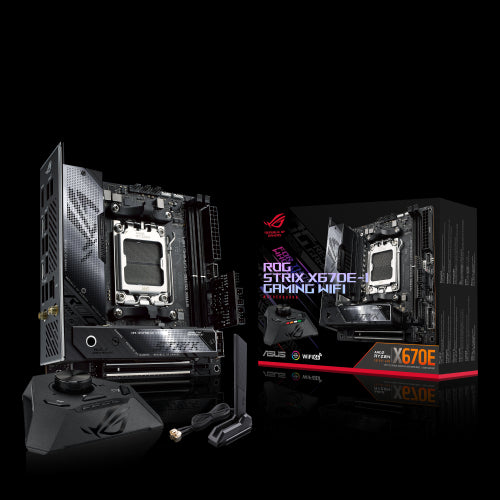 ASUS ROG STRIX X670E-I GAMING WIFI AMD X670 Prise AM5 mini ITX