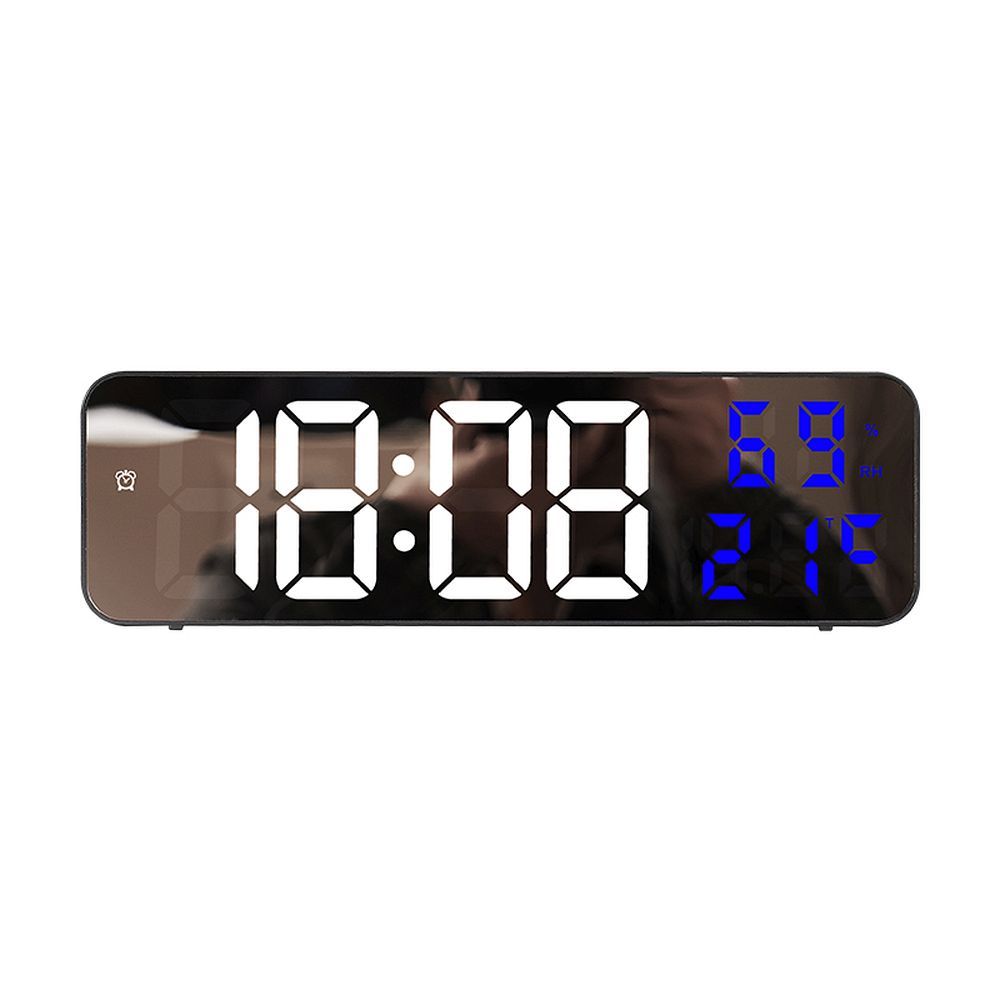 Horloge murale électronique avec date et température